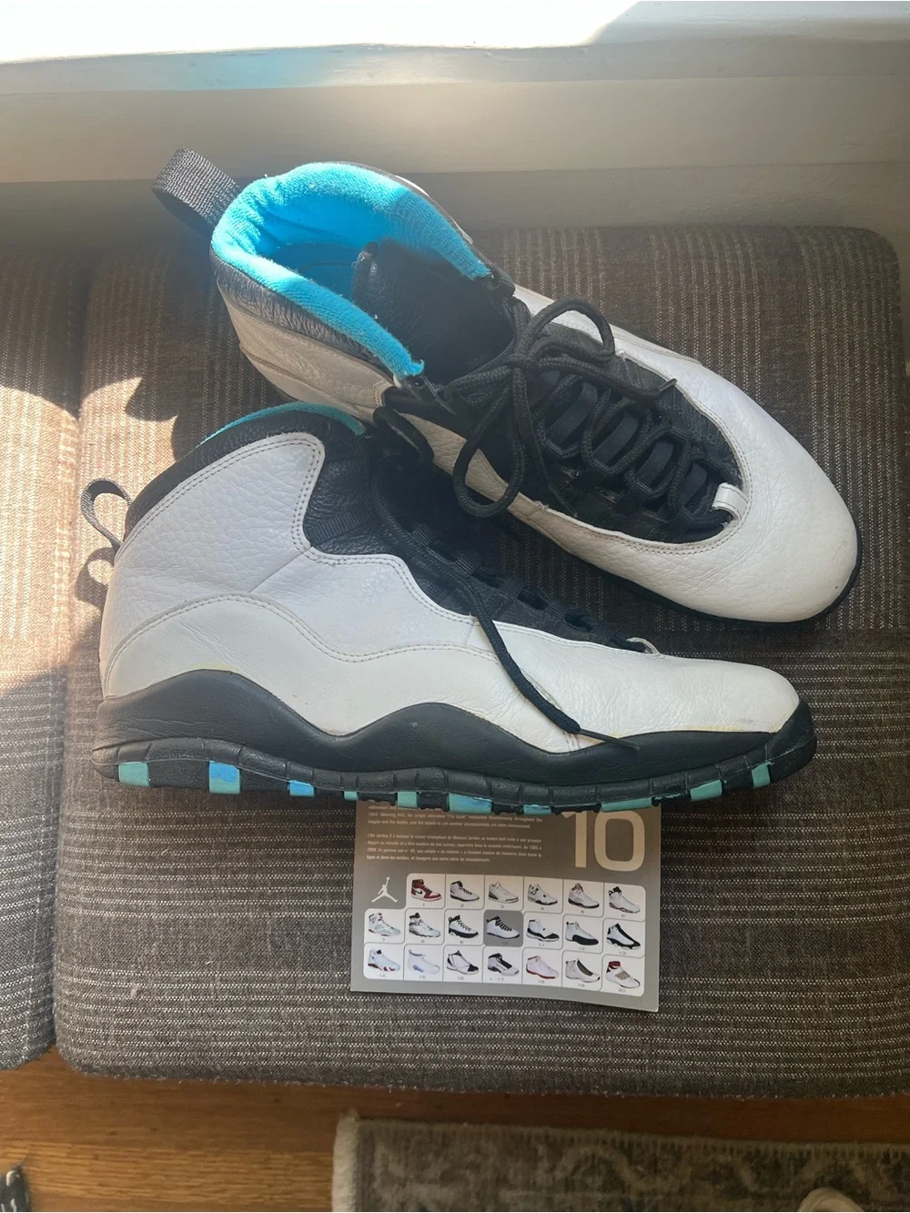 Retro Jordan 10 powder blue